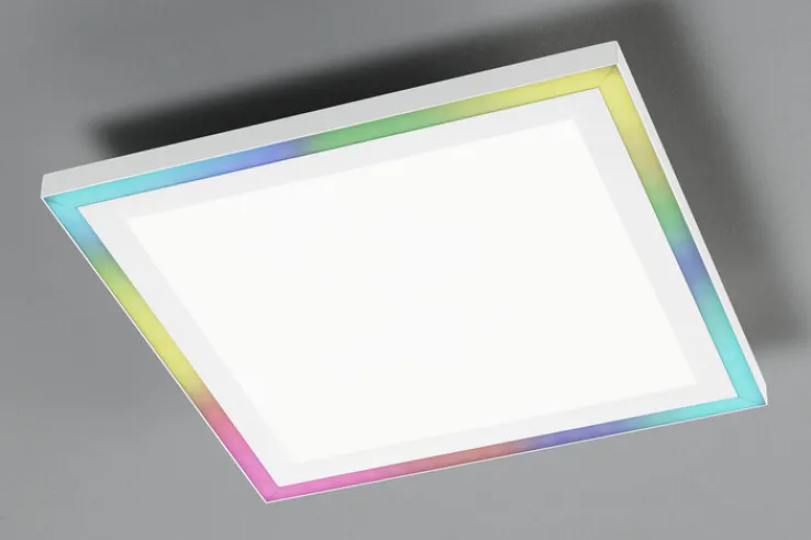 casaNOVA LED Deckenlampe JOY 32 x 32 cm weiß