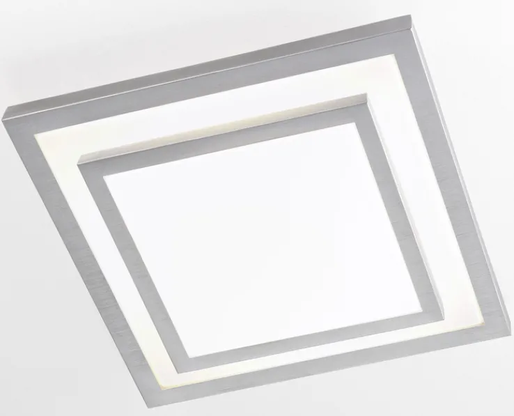 casaNOVA LED Deckenlampe CLIPPER III silberfarbig