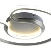 casaNOVA LED Deckenlampe CHICO nickelfarbig