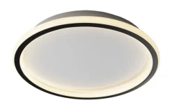 casaNOVA LED Deckenlampe FLOW 40 cm schwarz /weiß