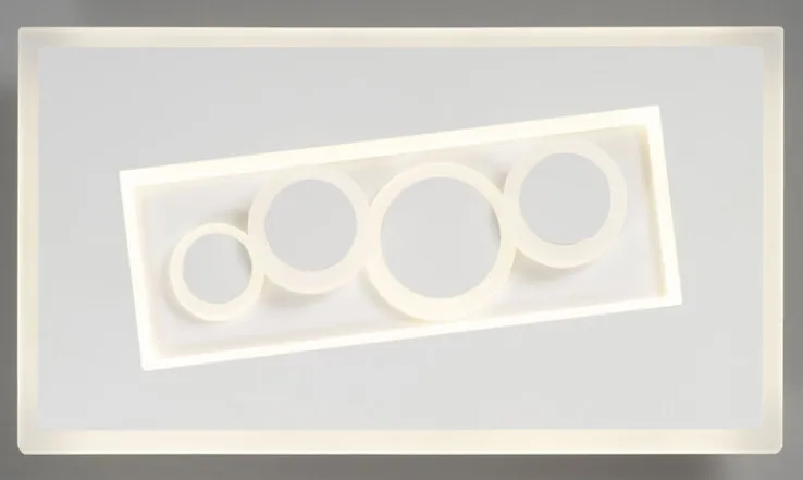 casaNOVA LED Wandleuchte MIO 38 x 21 cm weiß