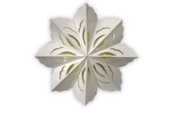 casaNova Weihnachten Lichtobjekt Schneeflocke 76 cm Weiß