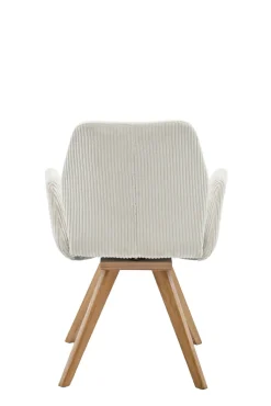 CASAVANTI Armlehnstuhl RAYAN Eiche natur/beige