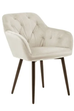 CASAVANTI Armlehnstuhl Samt creme