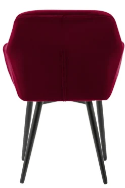 CASAVANTI Armlehnstuhl Samt rot