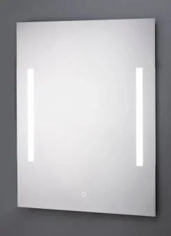 CASAVANTI Badspiegel beleuchtet mit LED 60 x 80 x 2,5 cm Spiegelglas