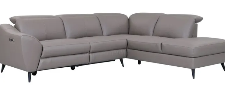 CASAVANTI Ecksofa COMO taupe