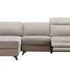 CASAVANTI Ecksofa NINA L 164 x 272 cm stonegrau