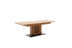 CASAVANTI Esstisch ASSINI 180(230)x100 cm Ast/Balkeneiche Anthrazit