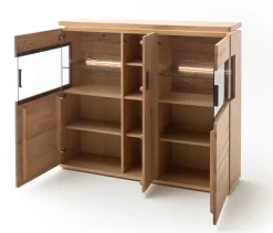 CASAVANTI Highboard BARCELONA 150 cm Balkeneiche bianco