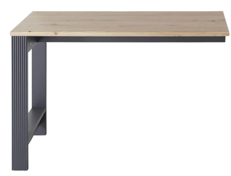CASAVANTI Schreibtisch-Winkel JASMIN Graphit/ Artisan Eiche