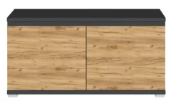 CASAVANTI Schuhbank ALMADA 96 x 52 cm anthrazit /Navara Eiche NB