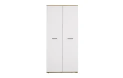 CASAVANTI Schuhschrank LEON II 90 x 195 cm weiß/braun