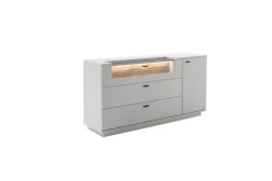 CASAVANTI Sideboard LISSABON modern white 165 x 84 cm