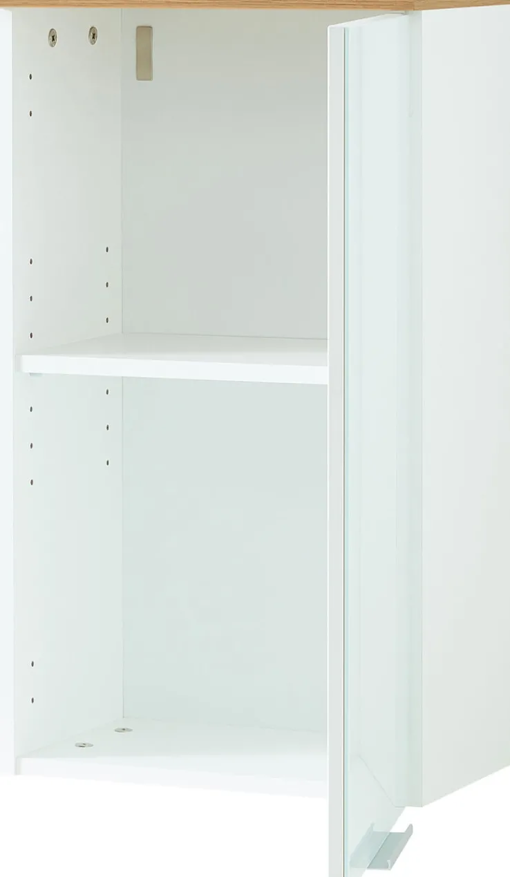 CASAVANTI Wandschrank CARA 39 x 69 x 27 cm weiß/braun