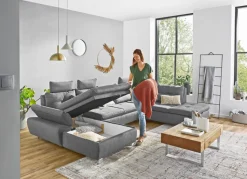 CASAVANTI Wohnlandschaft MADEIRA LL PRIMO anthrazit