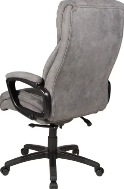 Chefsessel JOHN XXL 150 kg Schwarz/ Grau