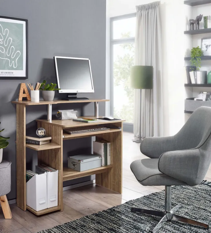 Computertisch 94 x 48,5 cm Sonoma braun