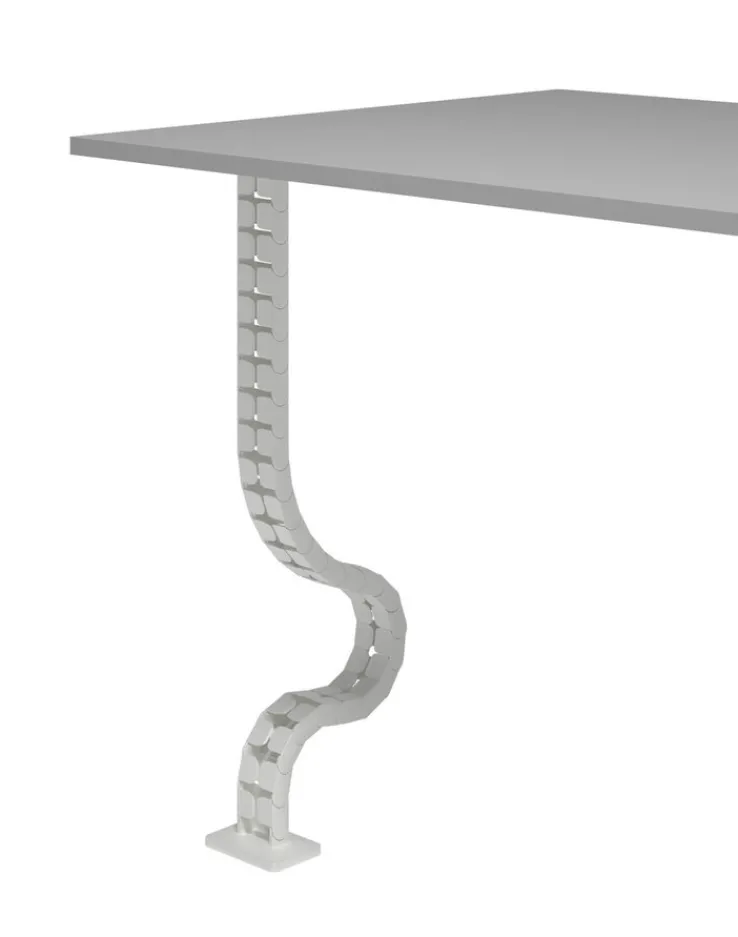 dataflex Kabelführung Kunststoff weiß