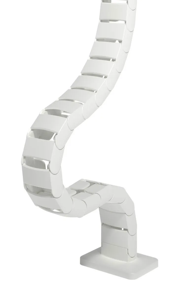 dataflex Kabelführung Kunststoff weiß