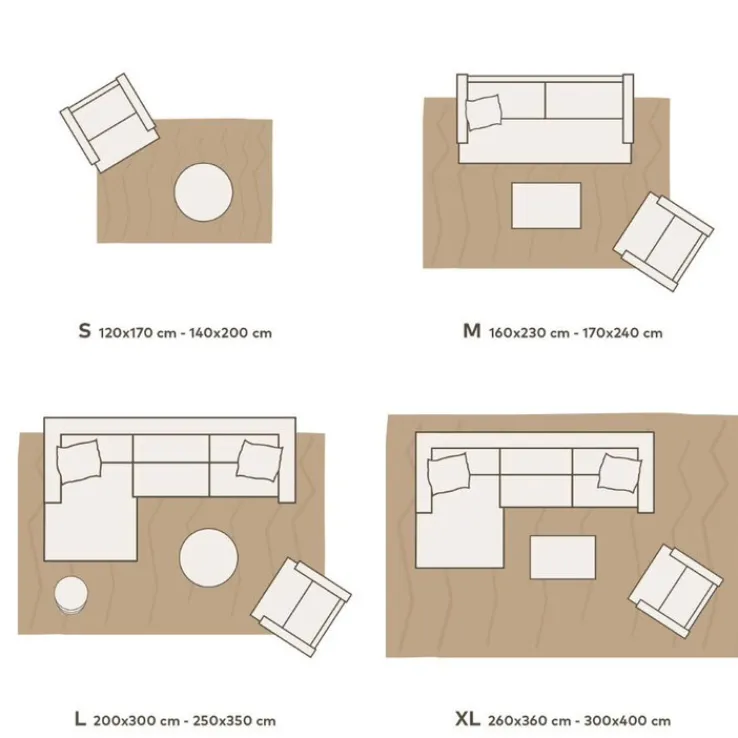 Designerteppich PABLO 155 x 230 cm grau/beige