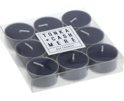 Duftteelicht COLOUR 9er Set Tonka & Cashmere