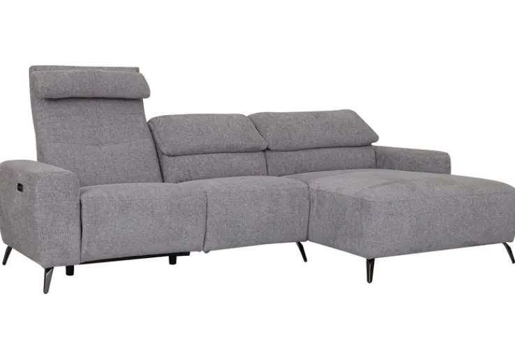 Ecksofa AVELLINO grau