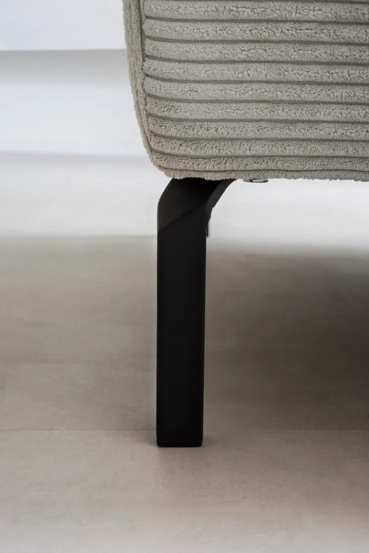 Ecksofa CLEVELAND 273 x 219 cm hellgrau