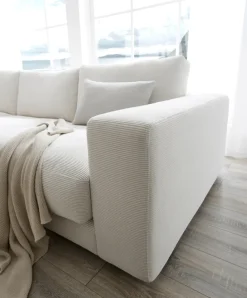 Ecksofa HIGH END weiß