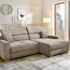 QUARTIER Ecksofa LENNOX taupe