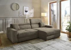QUARTIER Ecksofa LENNOX taupe