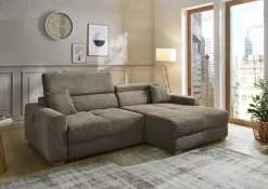 QUARTIER Ecksofa LENNOX taupe
