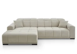QUARTIER Ecksofa MACON 195 x 301 cm Cord beige