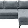 Ecksofa PARIS 267 x 188 cm graublau