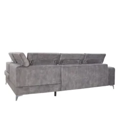 Ecksofa PRAG 282 x 189 cm grey