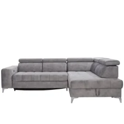 Ecksofa PRAG 282 x 189 cm grey