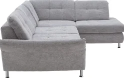 YoungLife by systempolster Ecksofa SEVRAN 242 x 210 cm alu