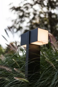 ECO-LIGHT LED Wegeleuchte CUBA 2-flg anthrazit