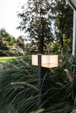 ECO-LIGHT LED Wegeleuchte CUBA 2-flg anthrazit