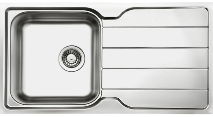 Einbauspüle REMIS silberfarbig