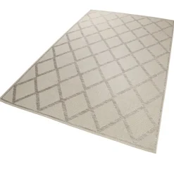 ESPRIT Outdoorteppich RHOMB 80 x 150 cm beige/grau