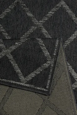 ESPRIT Outdoorteppich RHOMB 80 x 150 cm blau/grau