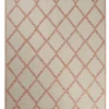 ESPRIT Outdoorteppich RHOMB 120 x 170 cm beige/rot