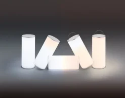 FABAS LUCE Akku LED Tischlampe THALIA