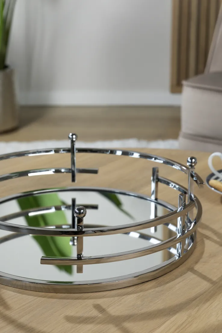 Fink Kerzenhalter ELISIO 42cm silberfarbig/vernickelt