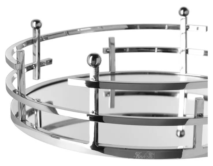 Fink Kerzenhalter ELISIO 42cm silberfarbig/vernickelt