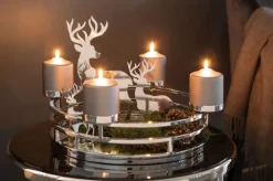 Fink Tablett mit Kerzenhalter MODENA 30 cm