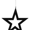 Fink Weihnachten Deko-Anhänger Stern INSA 14,5x15cm schwarz