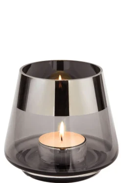 Fink Windlicht JONA 13 cm grau