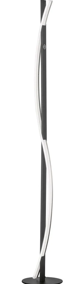 FISCHER & HONSEL LED Stehlampe BRIDGE schwarz